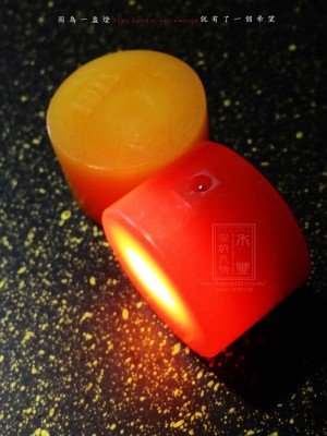 真蠟燭 / 紅色款 / 充電式LED / 單入